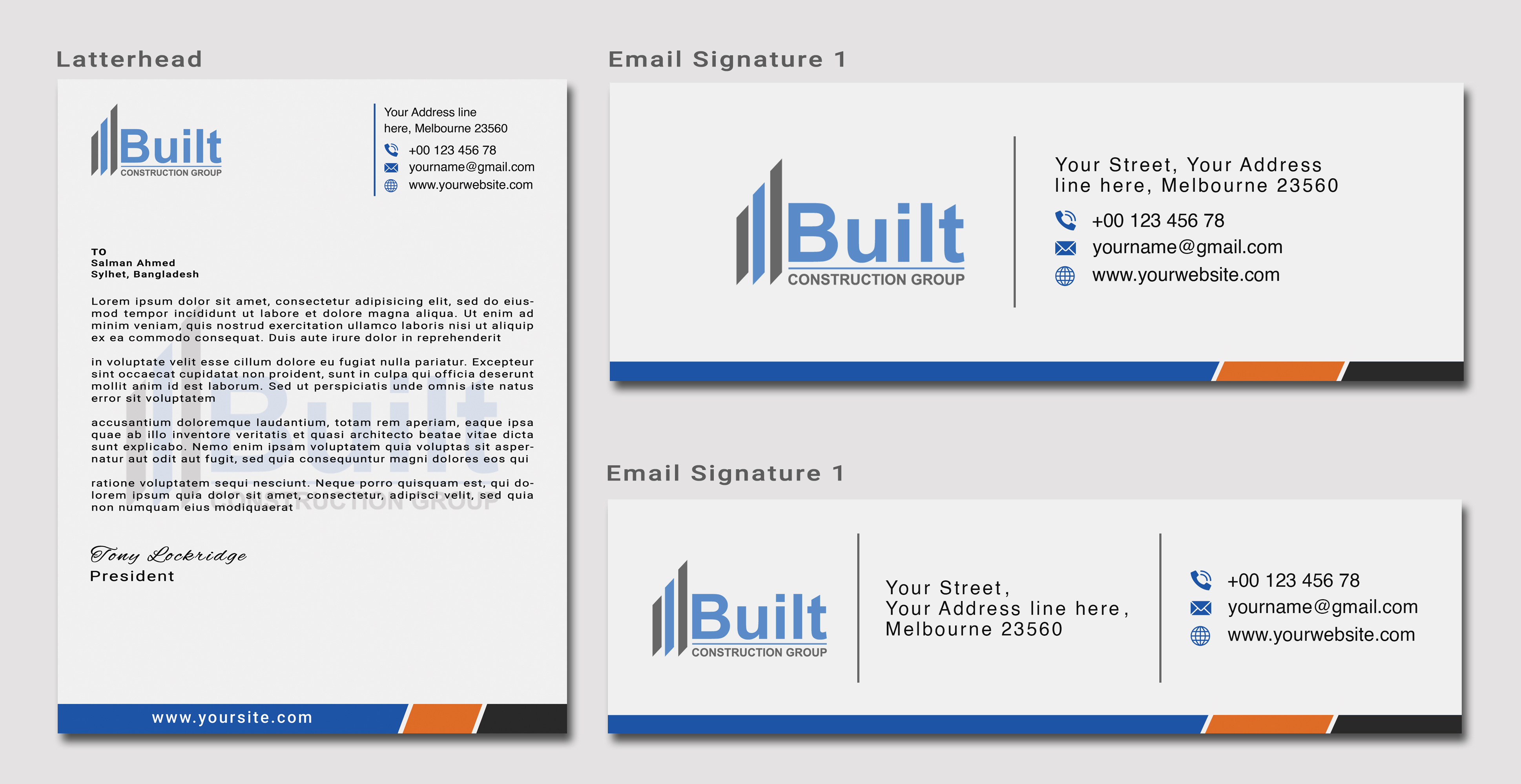 Stationery Design by salman2540 for this project | Design #28613194