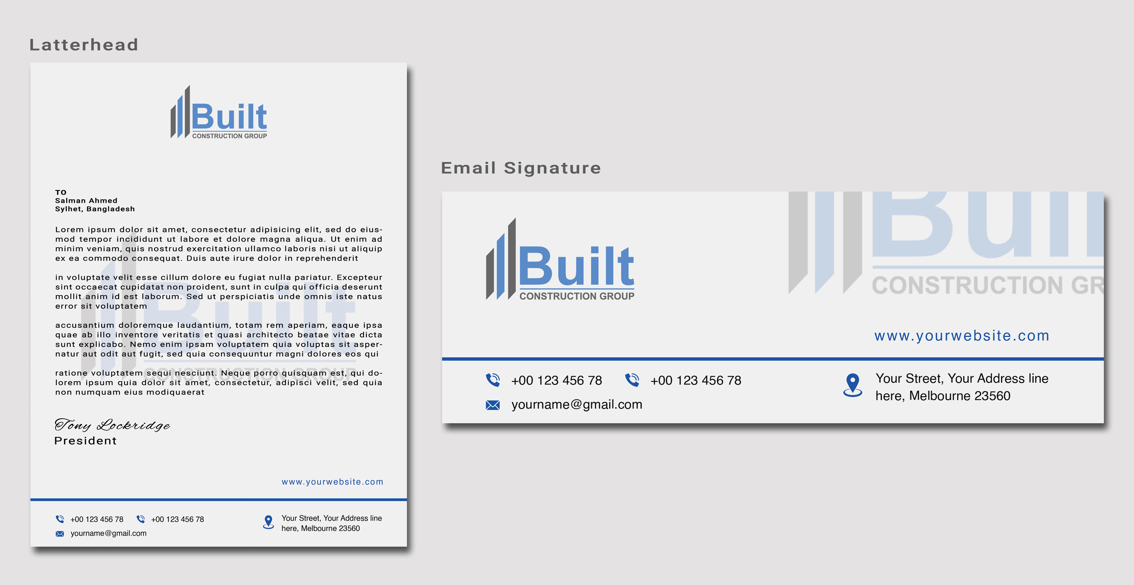 Stationery Design by salman2540 for this project | Design #28613213