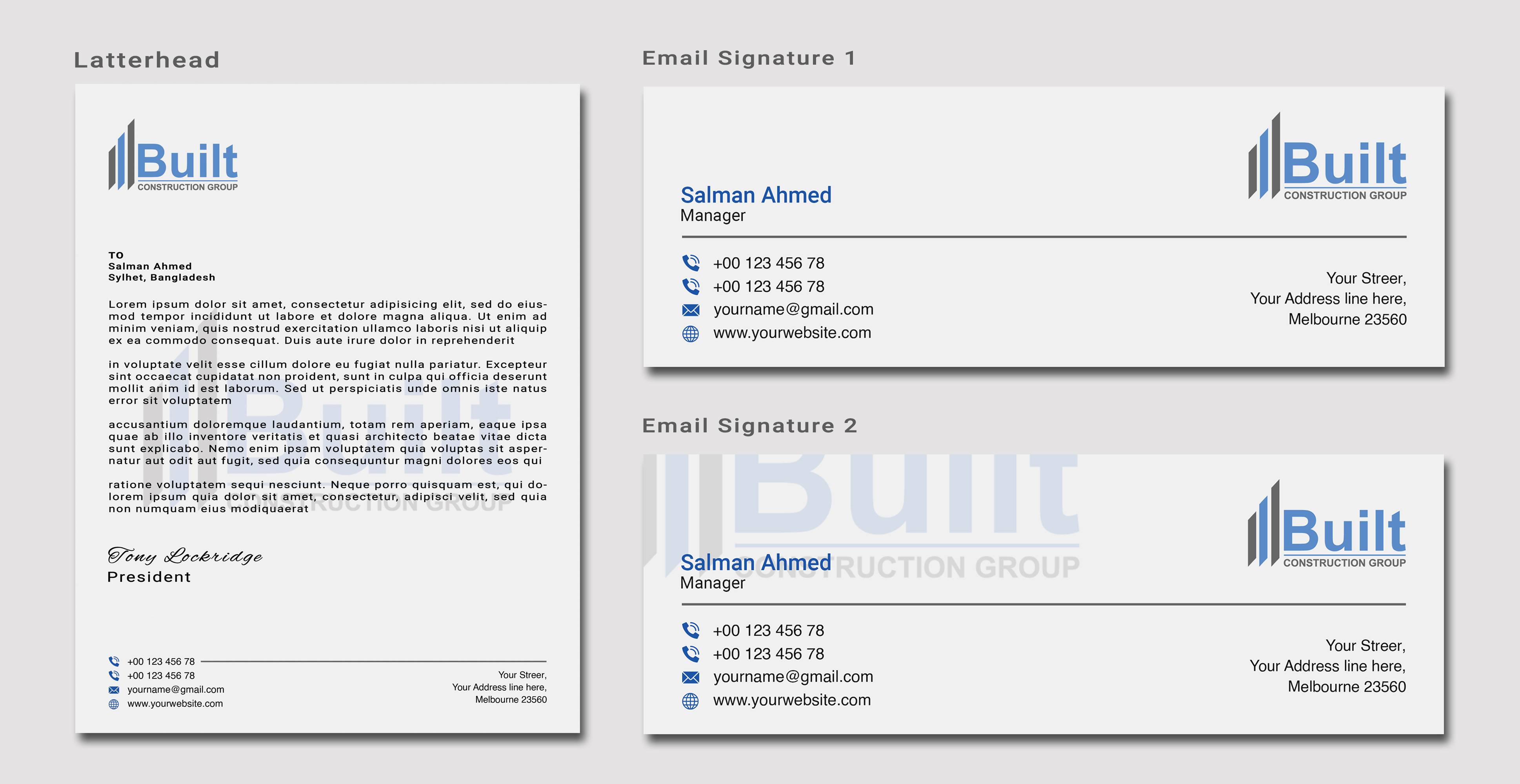 Stationery Design by salman2540 for this project | Design #28616269