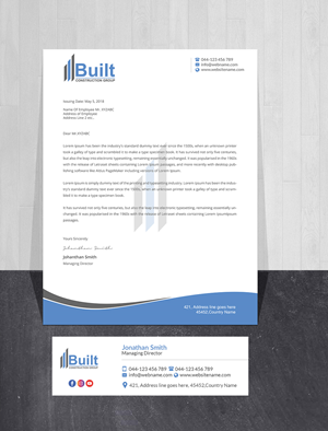 Stationery Design by Creations Box 2015 for this project | Design #28586182