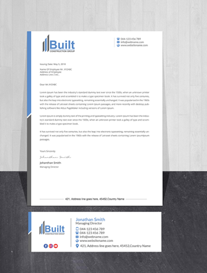 Stationery Design by Creations Box 2015 for this project | Design: #28586183