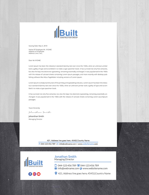 Stationery Design by Creations Box 2015 for this project | Design: #28586184