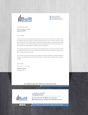 Stationery Design by Creations Box 2015 for this project | Design: #28586187