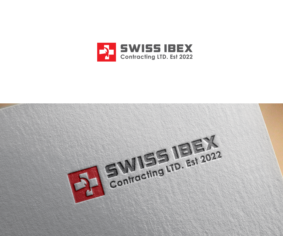 Logo Design by bijuak for SWISS IBEX CONTRACTING LTD  | Design #28583021