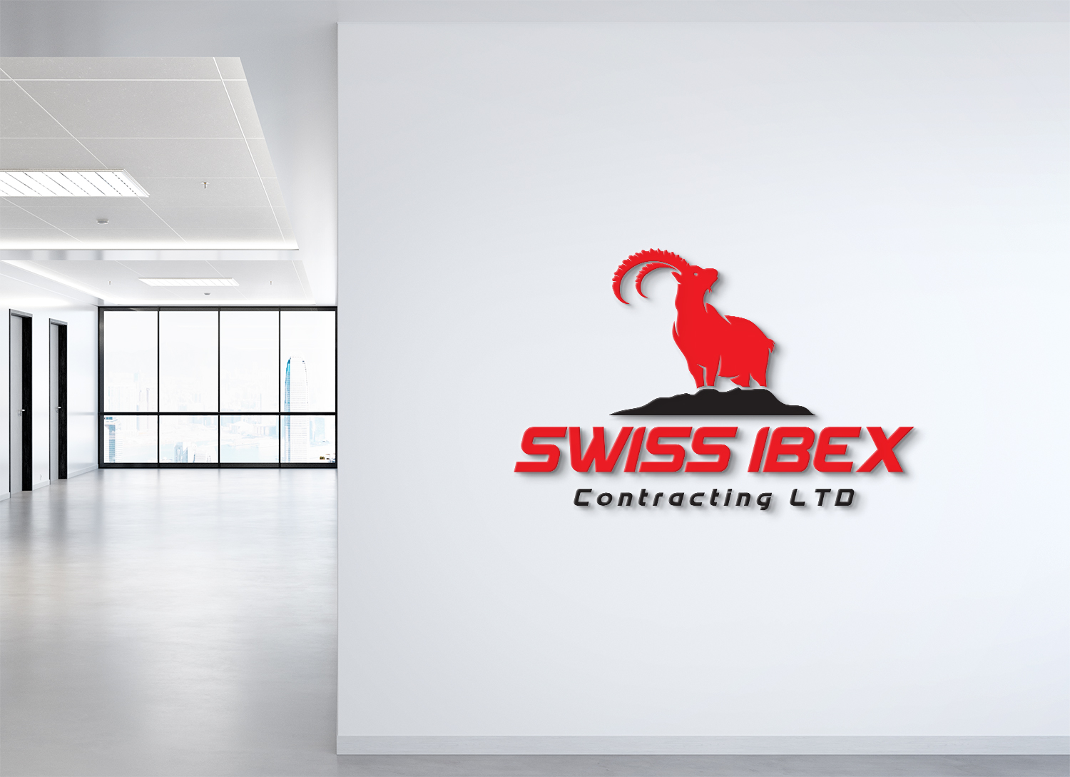 Logo Design by Deziners Zone for SWISS IBEX CONTRACTING LTD  | Design #28585006