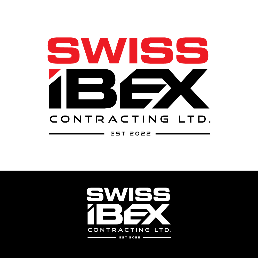 Logo Design by H4R5Z for SWISS IBEX CONTRACTING LTD  | Design #28583199