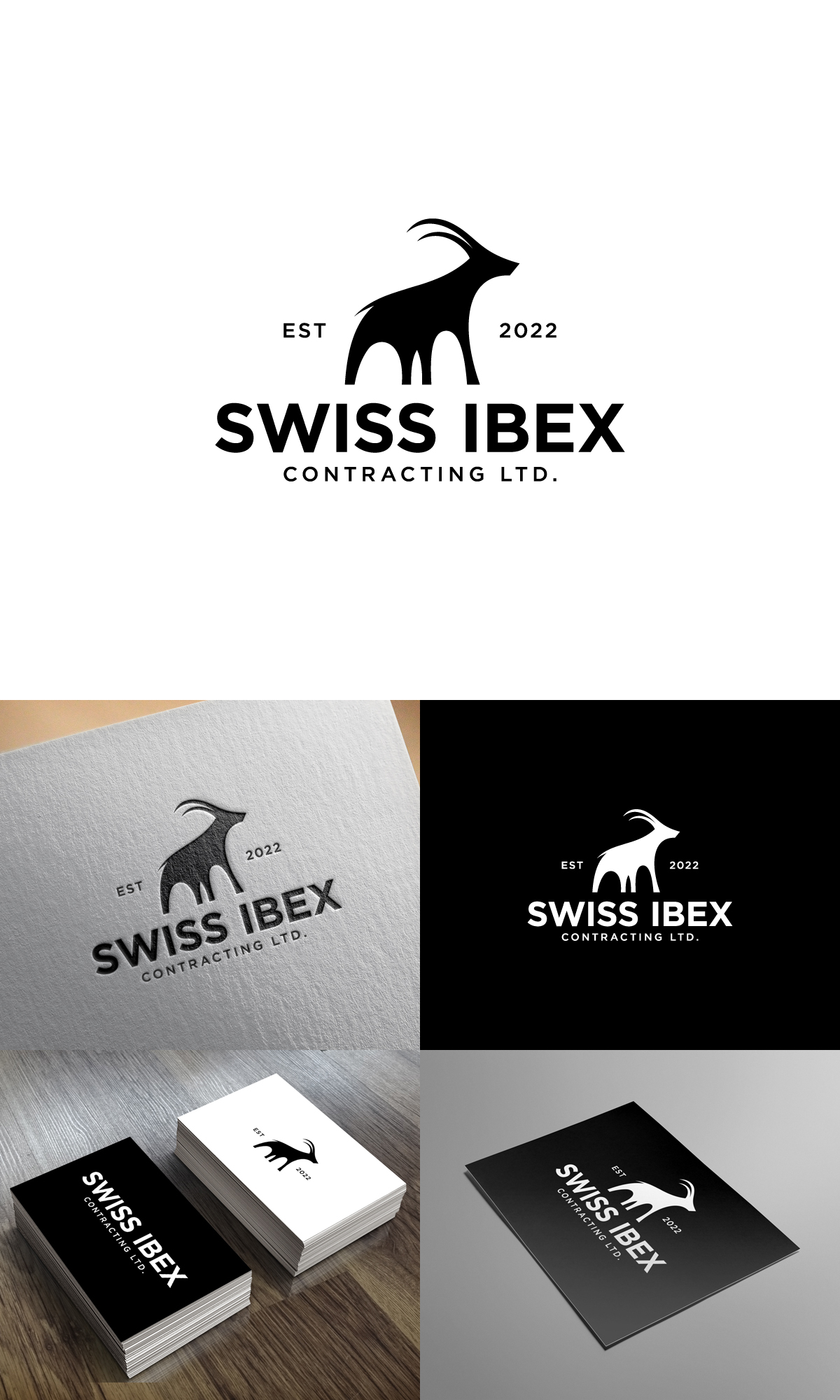 Logo-Design von NineOwl für SWISS IBEX CONTRACTING LTD  | Design #28584553