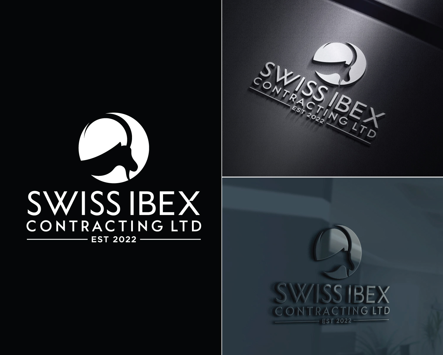 Logo Design by Atec for SWISS IBEX CONTRACTING LTD  | Design #28586233