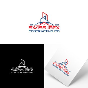 Logo Design by webeezine for SWISS IBEX CONTRACTING LTD  | Design: #28586512