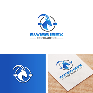 Logo Design by webeezine for SWISS IBEX CONTRACTING LTD  | Design: #28591926