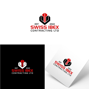 Logo Design by webeezine for SWISS IBEX CONTRACTING LTD  | Design: #28593269