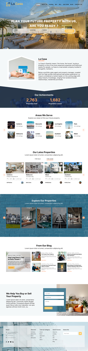 Real Estate Webpage Design | Web Design by Denis & Co. Design