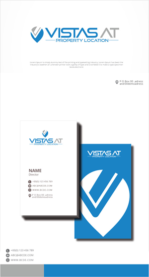 Logo Design by graphicevolution for The Vistas Group  | Design: #28589554