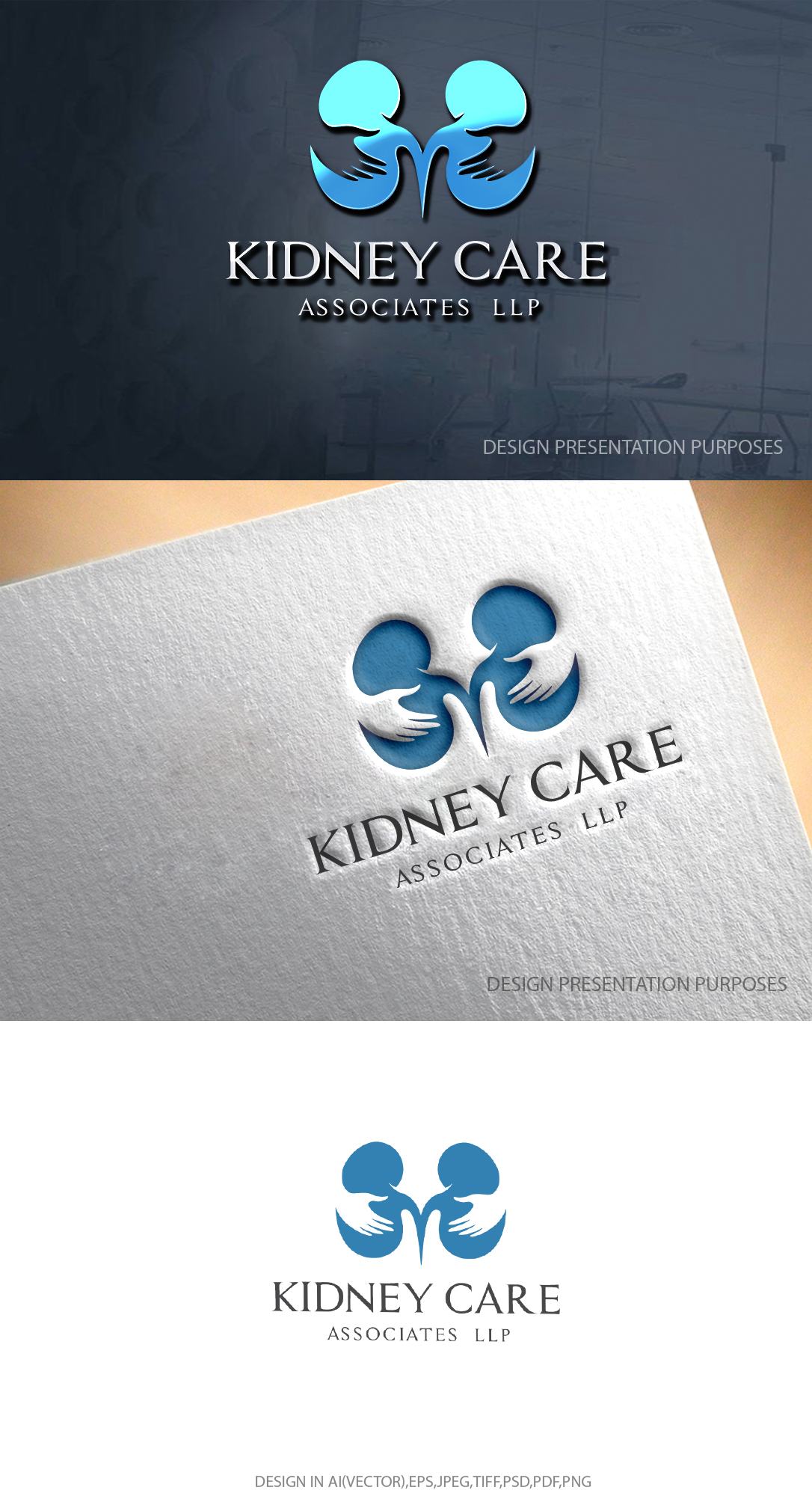 Logo Design by graphicevolution for Kidney Care Associates LLP | Design #28590619
