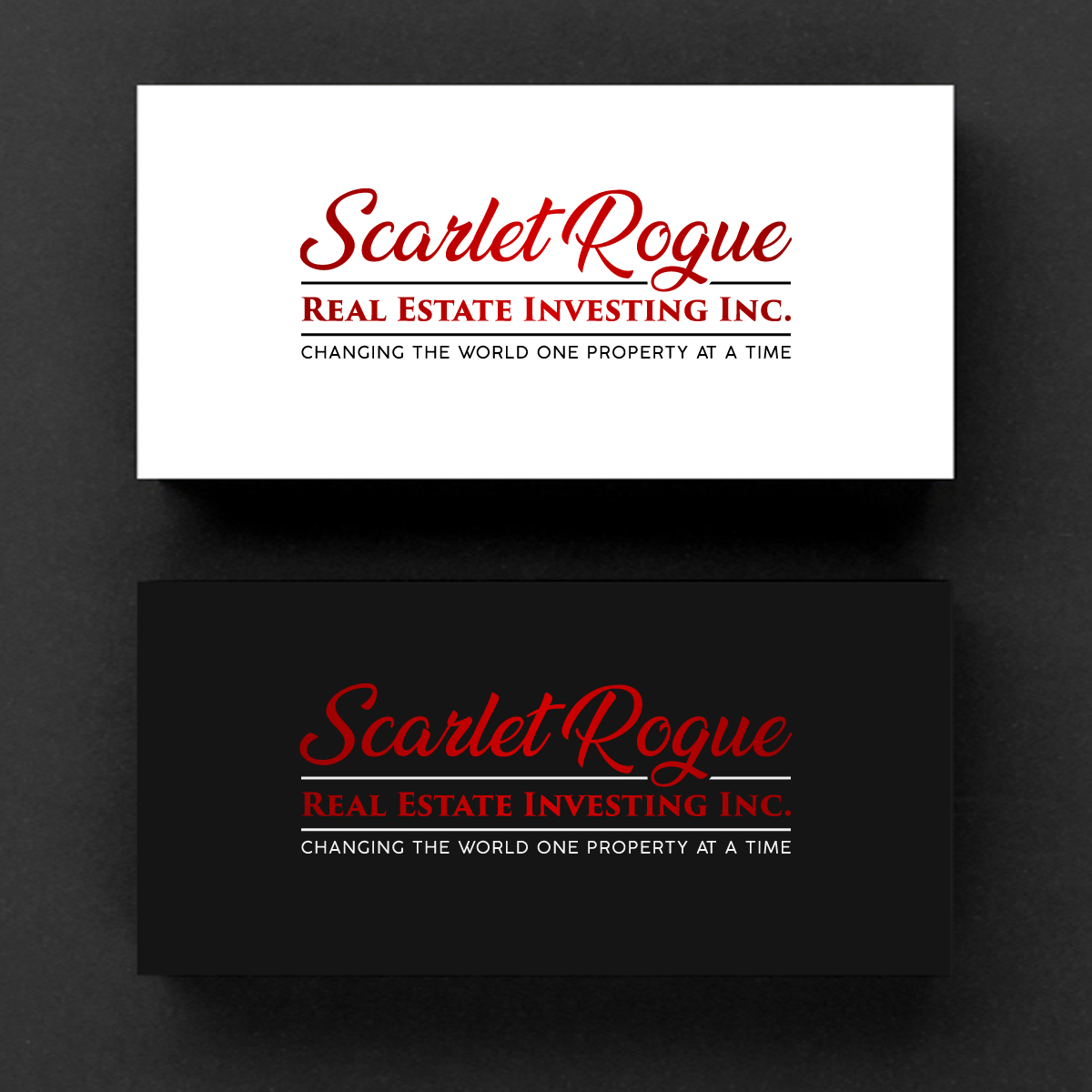 Diseño de Logo por Rueell Artss para Scarlet Rogue Real Estate Investing Inc  | Diseño #28686547