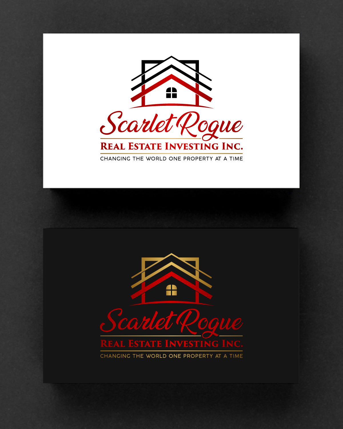 Diseño de Logo por Rueell Artss para Scarlet Rogue Real Estate Investing Inc  | Diseño #28829210