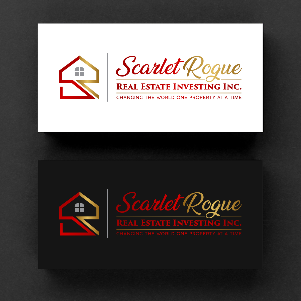 Diseño de Logo por Rueell Artss para Scarlet Rogue Real Estate Investing Inc  | Diseño #28829384