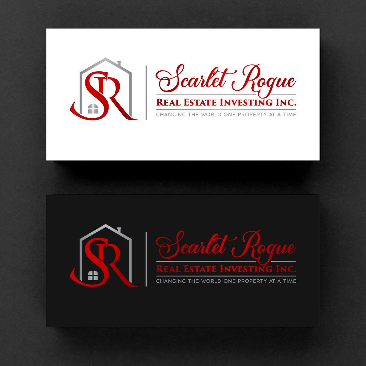 Diseño de Logo por Rueell Artss para Scarlet Rogue Real Estate Investing Inc  | Diseño #28831216