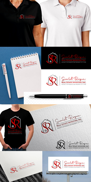 Design de Logo par Rueell Artss pour Scarlet Rogue Real Estate Investing Inc  | Design : #28841578