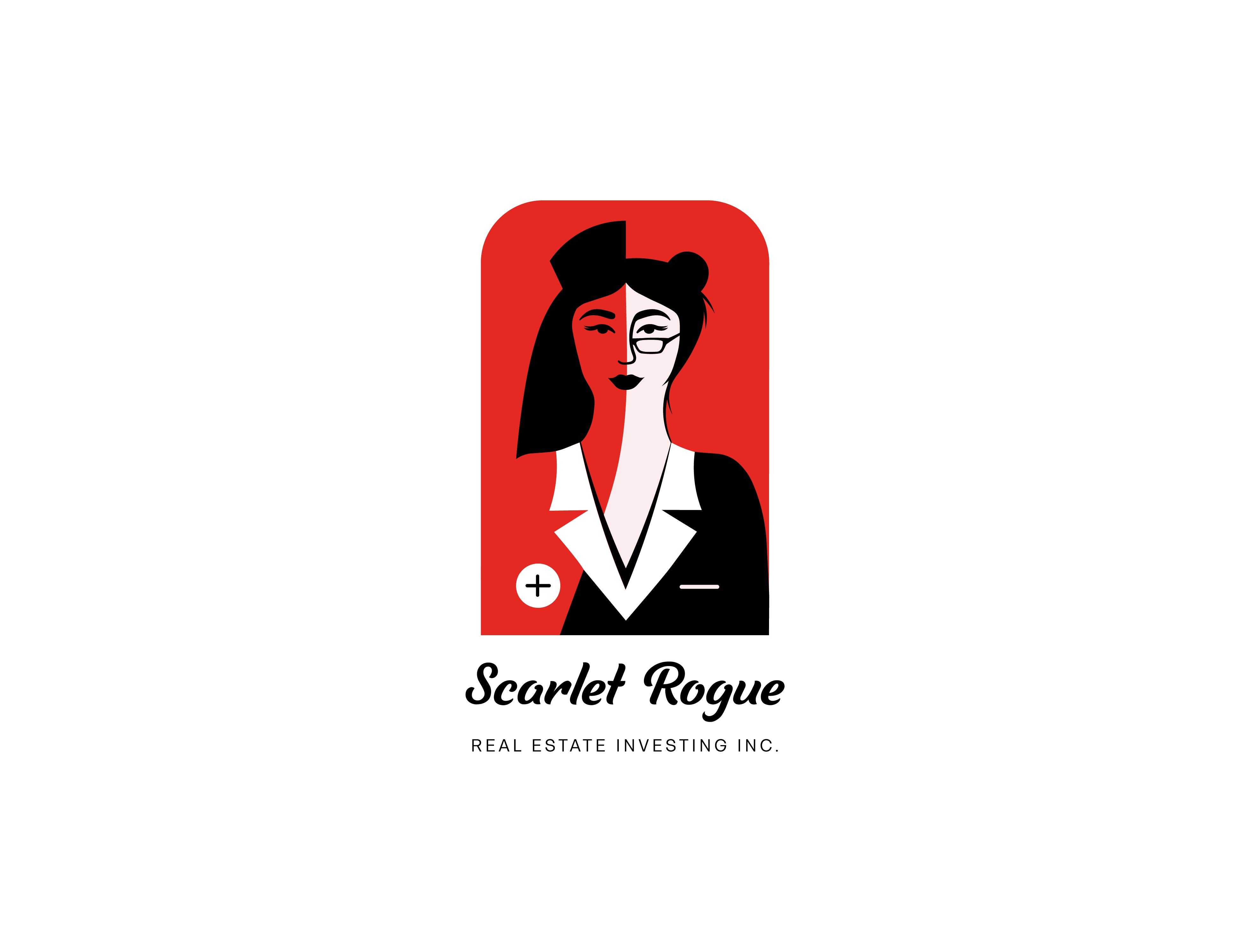 Logo Design by Shul for Scarlet Rogue Real Estate Investing Inc  | Design #28641503