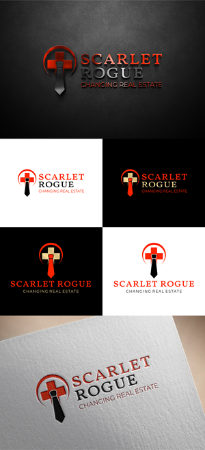 Logo Design by ARA Branding for Scarlet Rogue Real Estate Investing Inc  | Design: #28607009