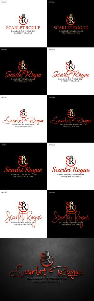 Design de Logo par ARA Branding pour Scarlet Rogue Real Estate Investing Inc  | Design : #28830576