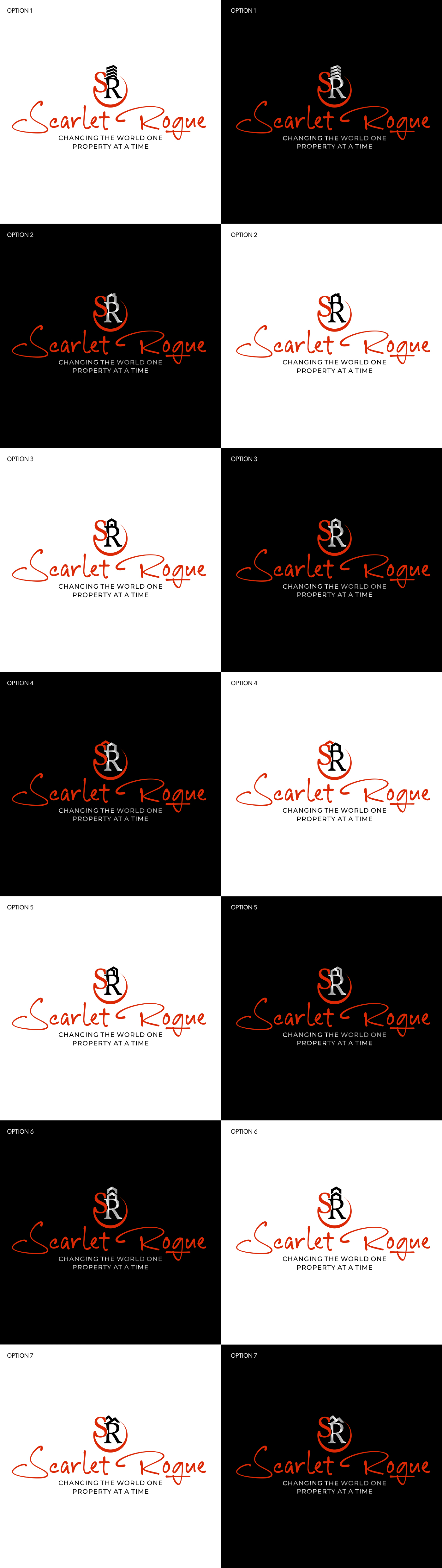 Logo Design by ARA Branding for Scarlet Rogue Real Estate Investing Inc  | Design #28836119