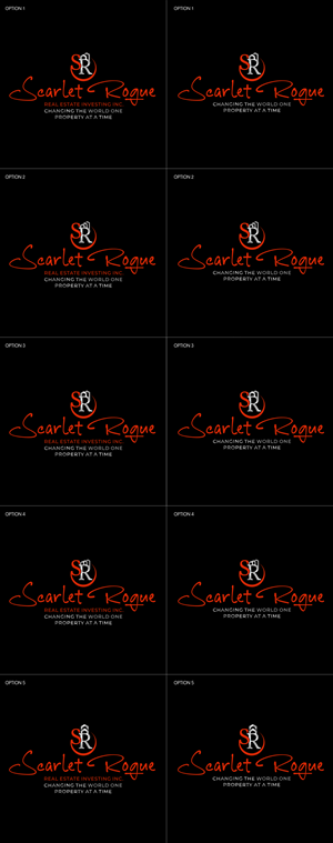 Design de Logo par ARA Branding pour Scarlet Rogue Real Estate Investing Inc  | Design : #28840927