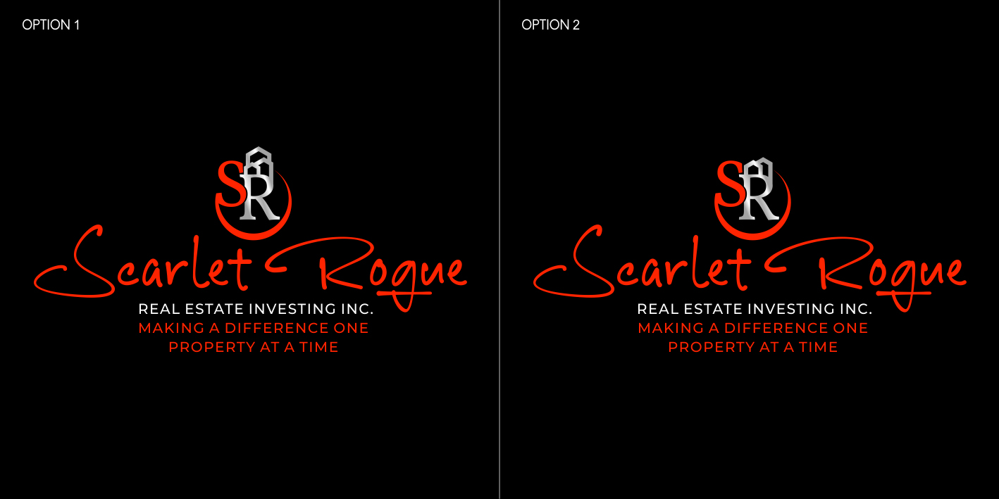 Logo Design by ARA Branding for Scarlet Rogue Real Estate Investing Inc  | Design #28841566