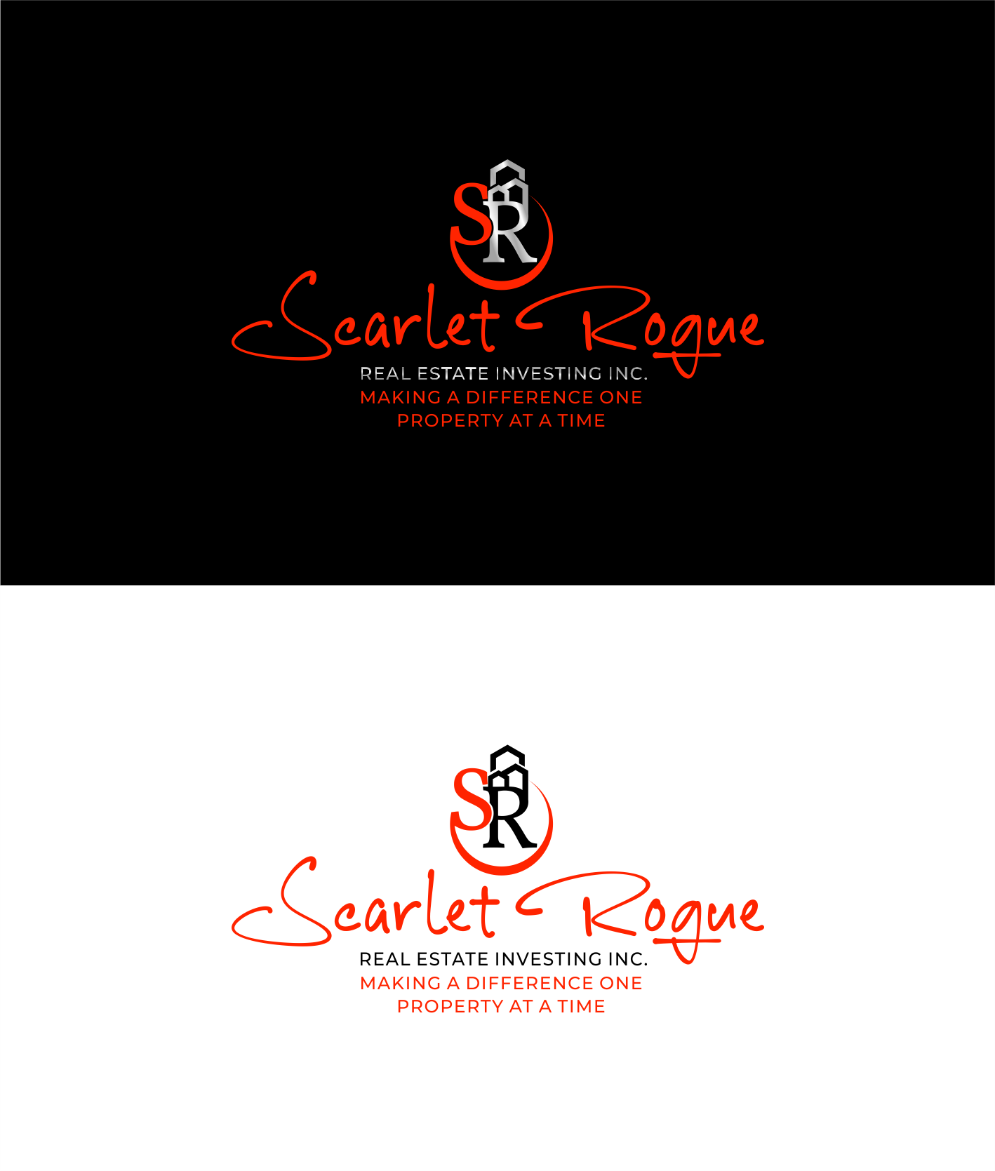 Logo Design by ARA Branding for Scarlet Rogue Real Estate Investing Inc  | Design #28848154