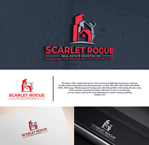 Design de Logo par DesignHour pour Scarlet Rogue Real Estate Investing Inc  | Design : #28695835