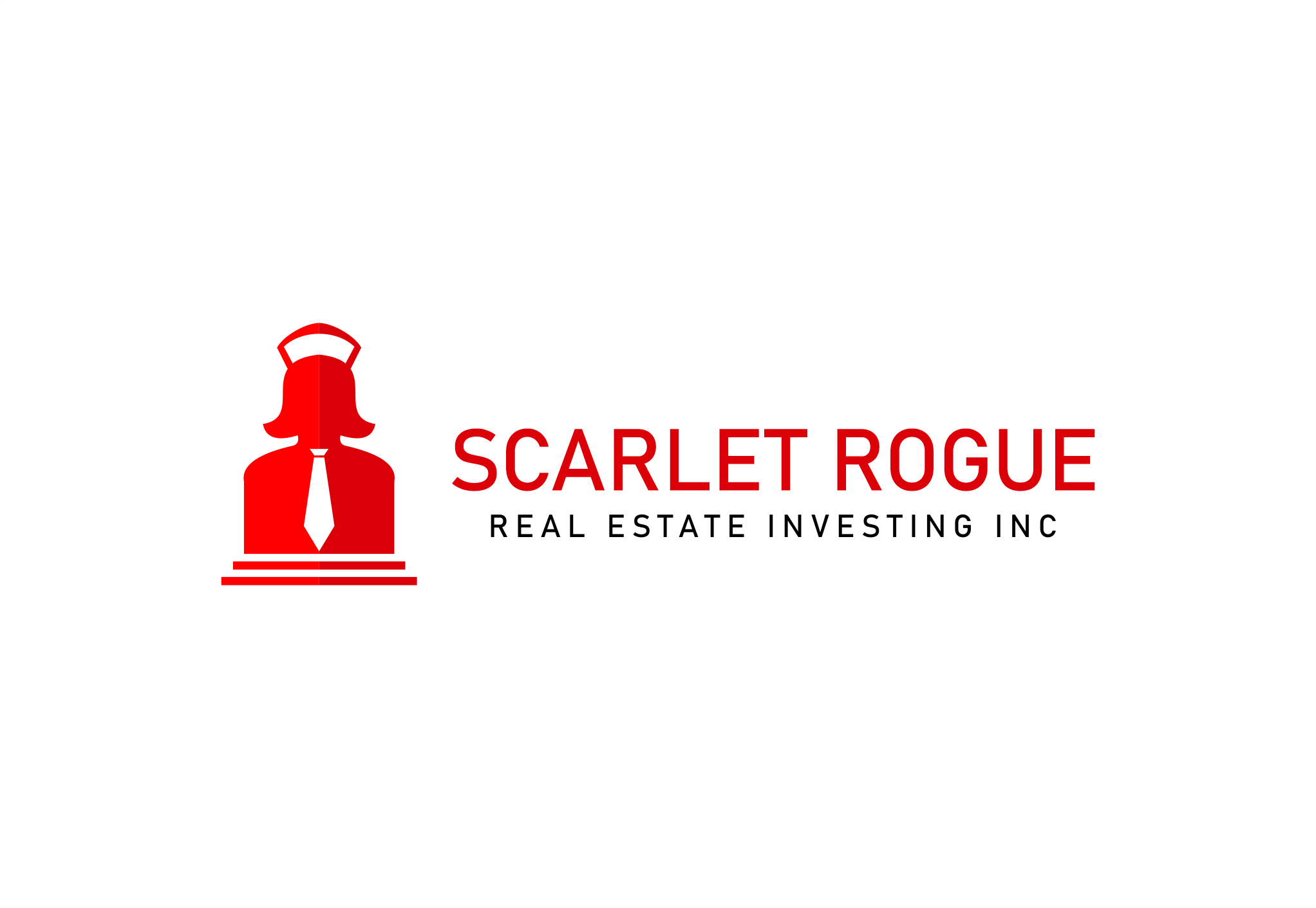 Logo Design by mike edan for Scarlet Rogue Real Estate Investing Inc  | Design #28637422