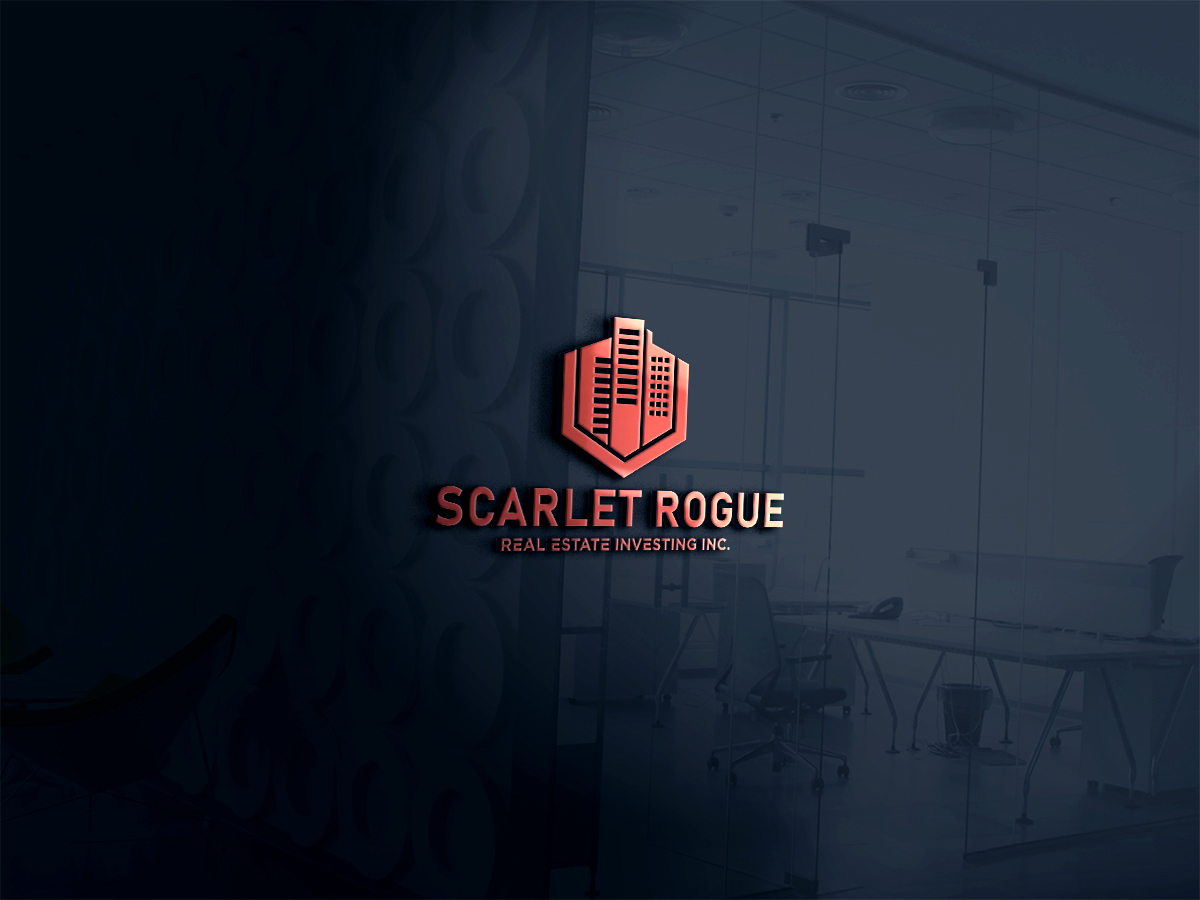 Logo Design by rastf2day for Scarlet Rogue Real Estate Investing Inc  | Design #28689007