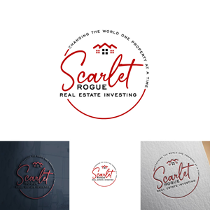 Logo Design by michellefrances for Scarlet Rogue Real Estate Investing Inc  | Design: #28829960