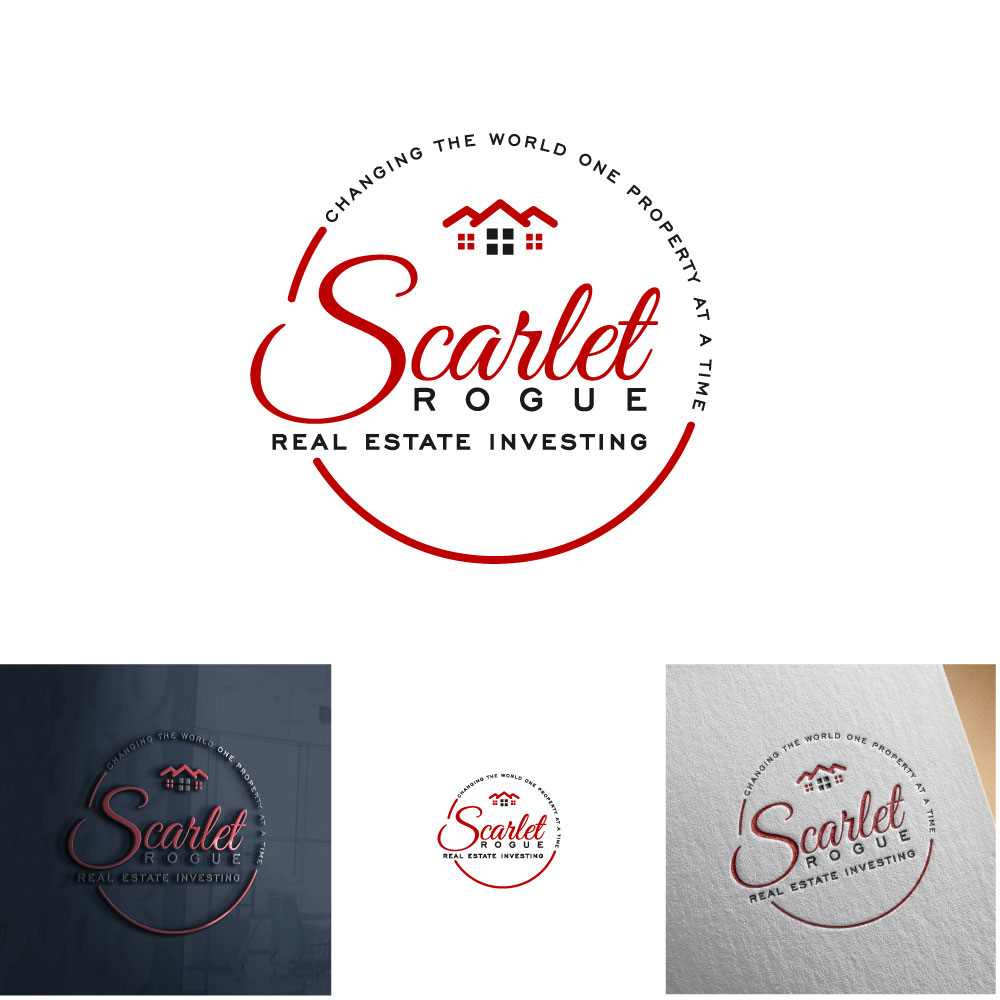 Logo Design by michellefrances for Scarlet Rogue Real Estate Investing Inc  | Design #28829964