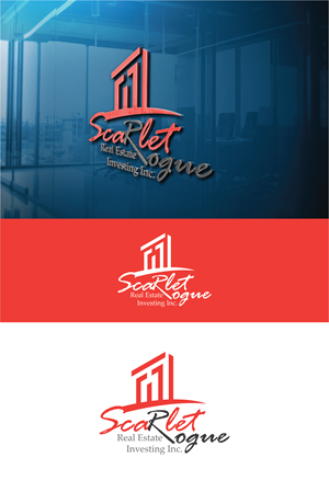 Logo Design by 3Guys for Scarlet Rogue Real Estate Investing Inc  | Design: #28700159