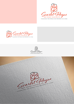 Logo Design by 3Guys for Scarlet Rogue Real Estate Investing Inc  | Design: #28830706