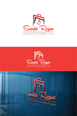 Logo Design by 3Guys for Scarlet Rogue Real Estate Investing Inc  | Design: #28830708