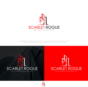 Logo Design by webeezine for Scarlet Rogue Real Estate Investing Inc  | Design: #28615787