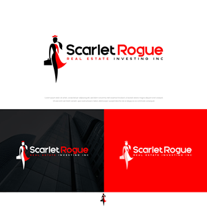 Logo Design by webeezine for Scarlet Rogue Real Estate Investing Inc  | Design: #28615788