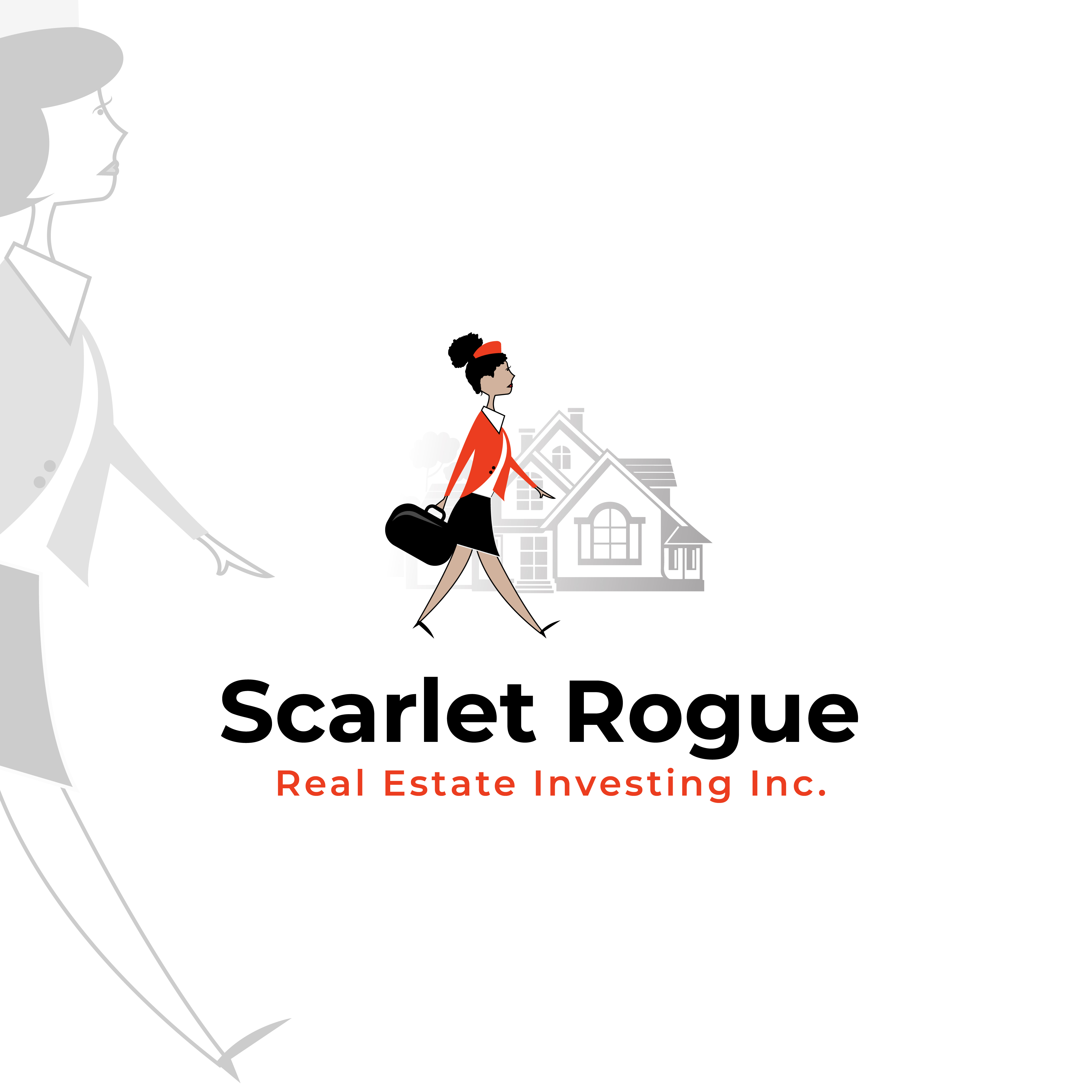 Logo Design by khizar_911 for Scarlet Rogue Real Estate Investing Inc  | Design #28600344