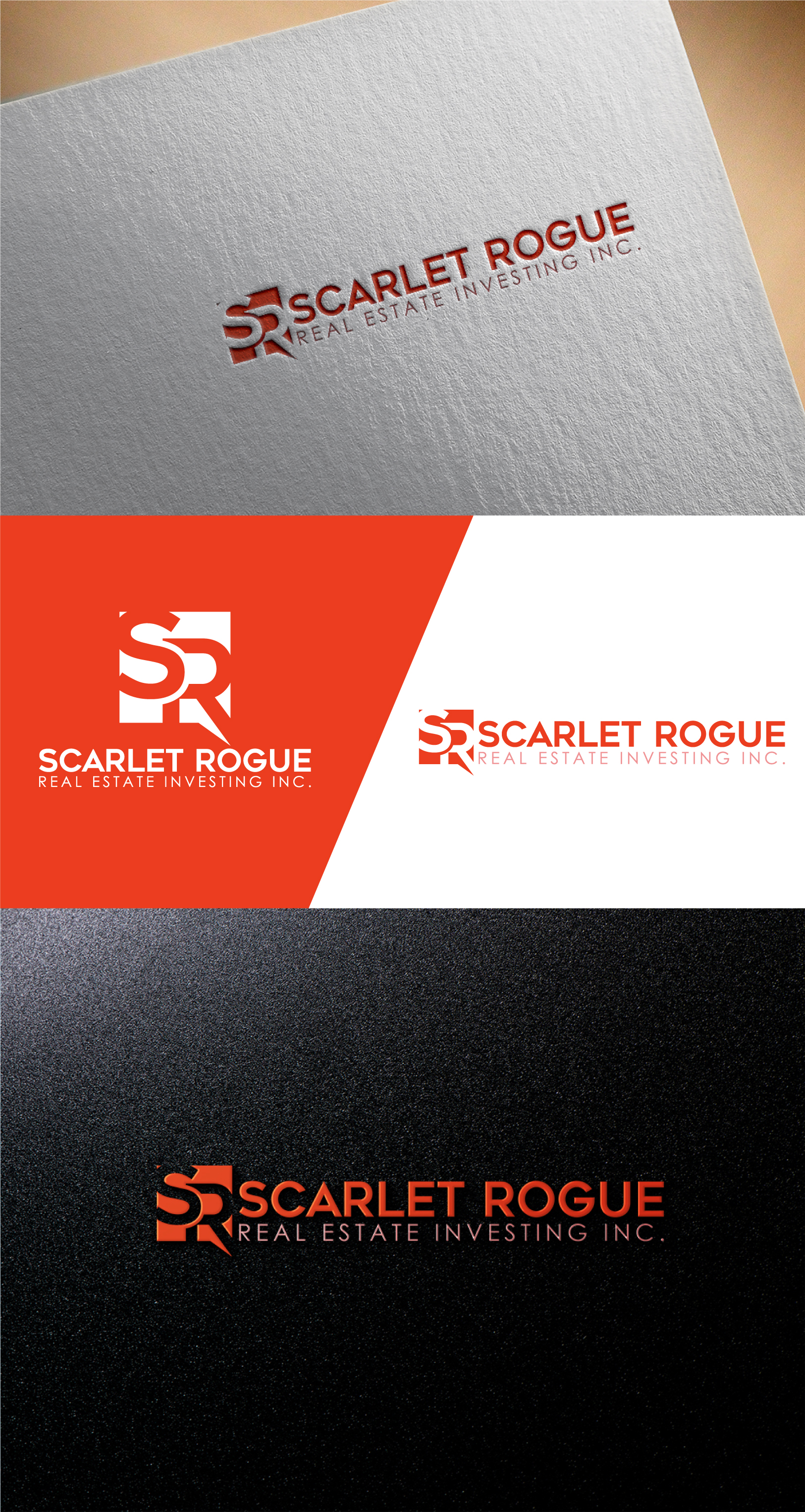 Diseño de Logo por AnteMeridiem para Scarlet Rogue Real Estate Investing Inc  | Diseño #28708555