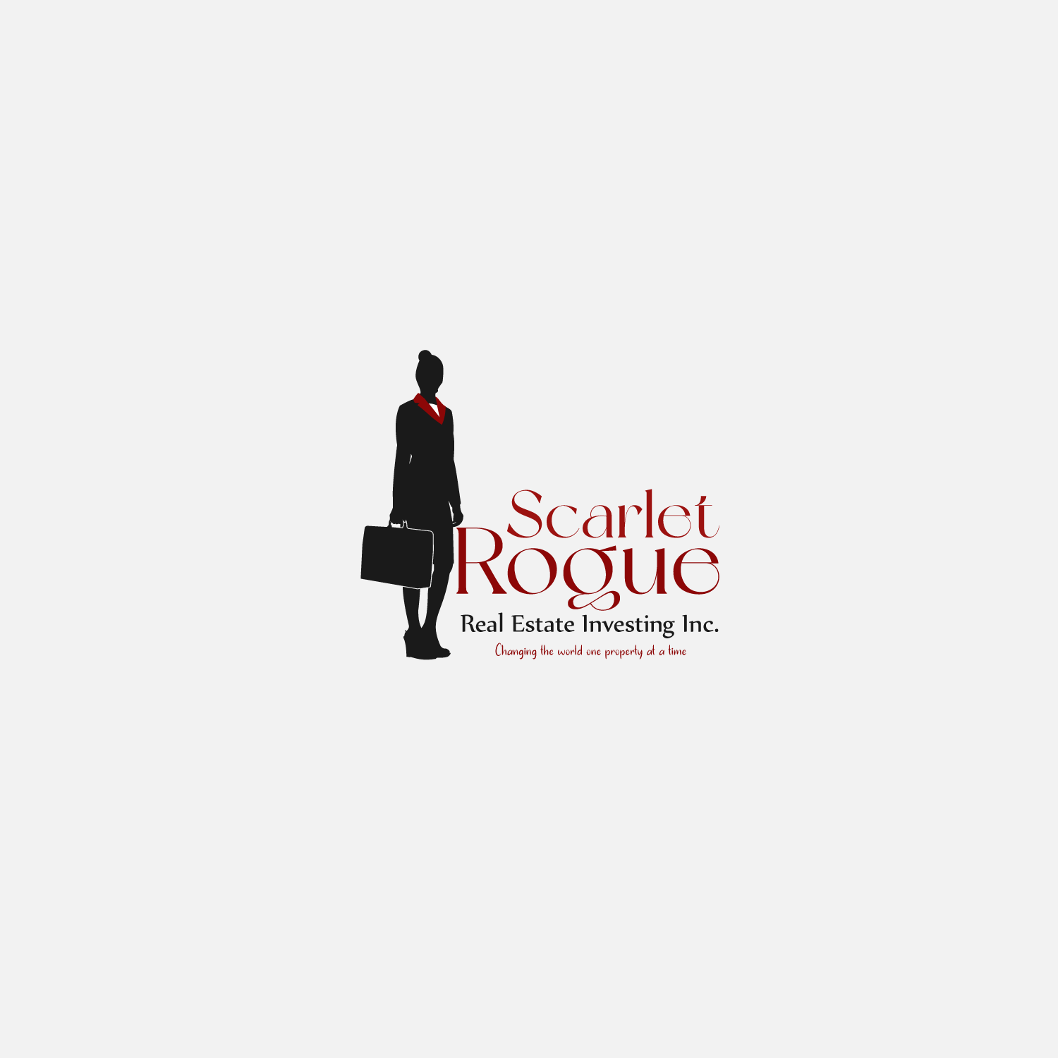 Logo Design by Krevo Studio for Scarlet Rogue Real Estate Investing Inc  | Design #28671767