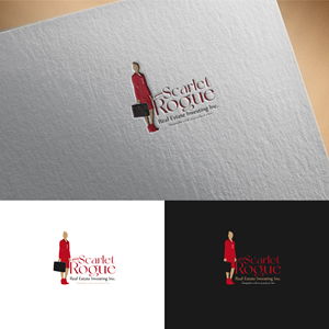 Logo Design by bright design for Scarlet Rogue Real Estate Investing Inc  | Design: #28700977