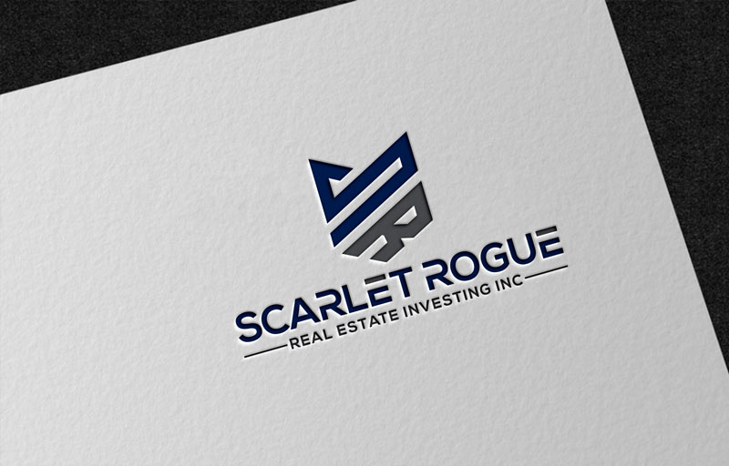 Logo Design by jaxondesign for Scarlet Rogue Real Estate Investing Inc  | Design #28645810