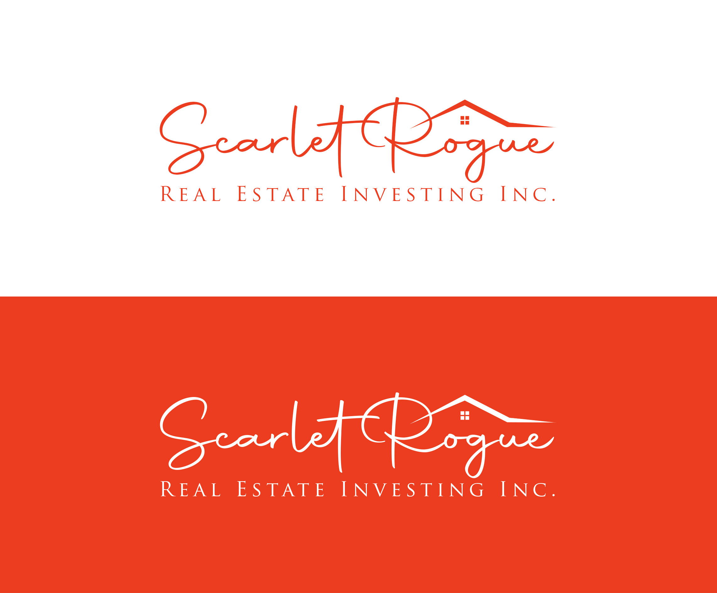 Logo Design by Soonia for Scarlet Rogue Real Estate Investing Inc  | Design #28591395