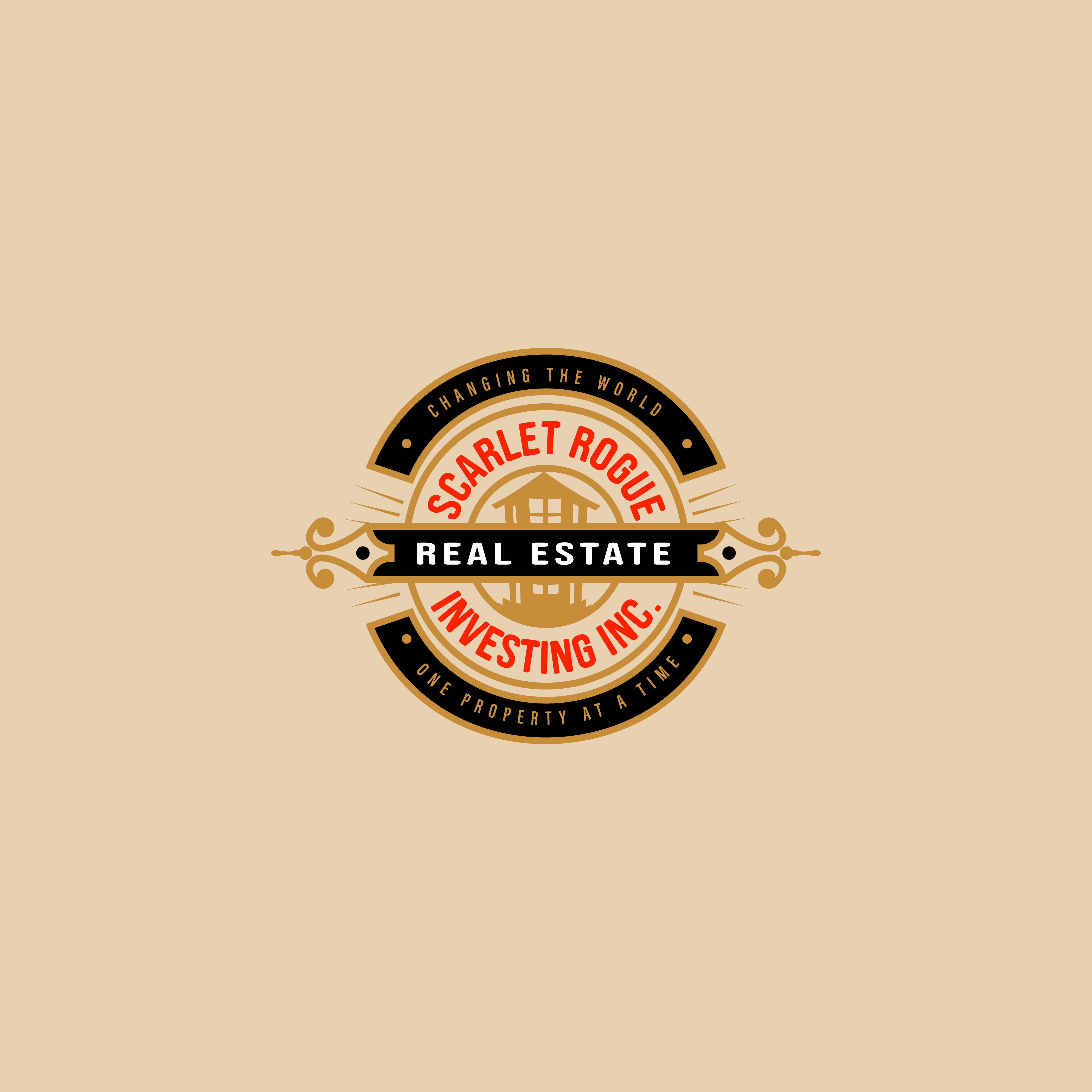 Diseño de Logo por Jburtonux para Scarlet Rogue Real Estate Investing Inc  | Diseño #28642316