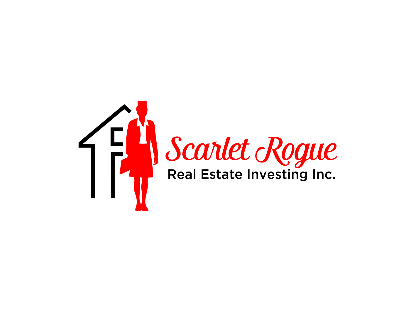 Logo Design by BNdesigner for Scarlet Rogue Real Estate Investing Inc  | Design #28599303