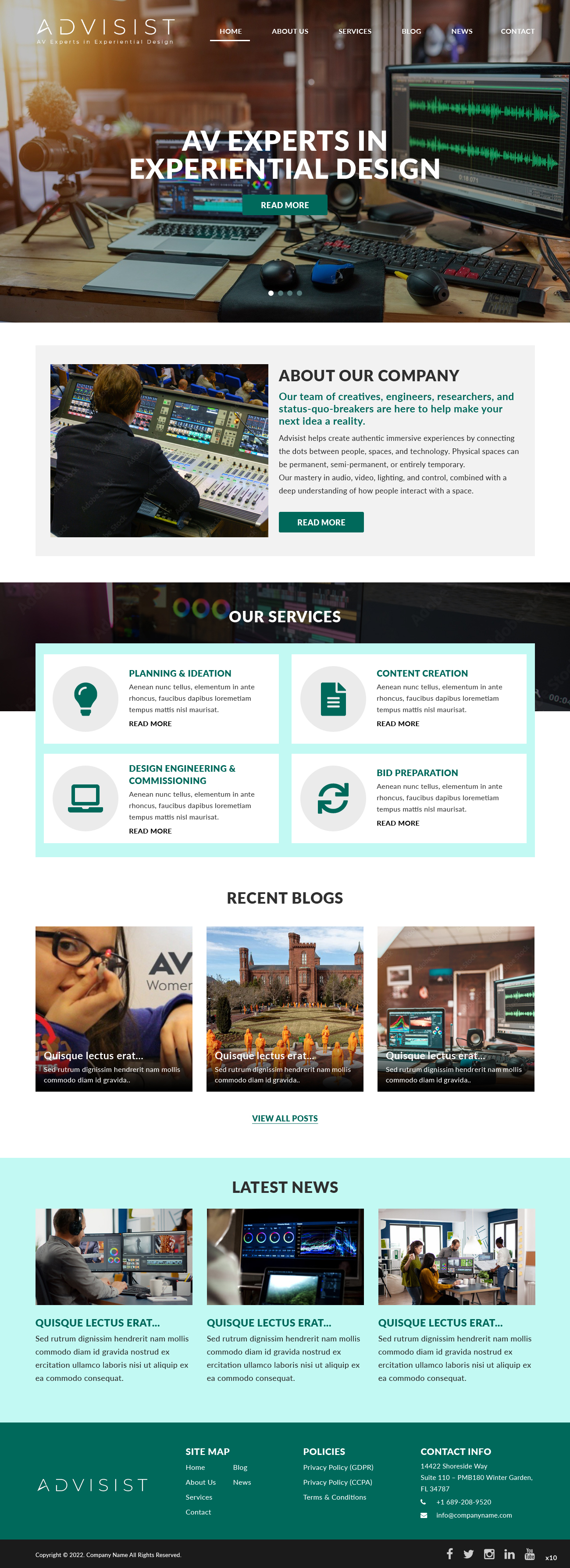 Wordpress Design by pb for Advisist Group LLC | Design #28598537