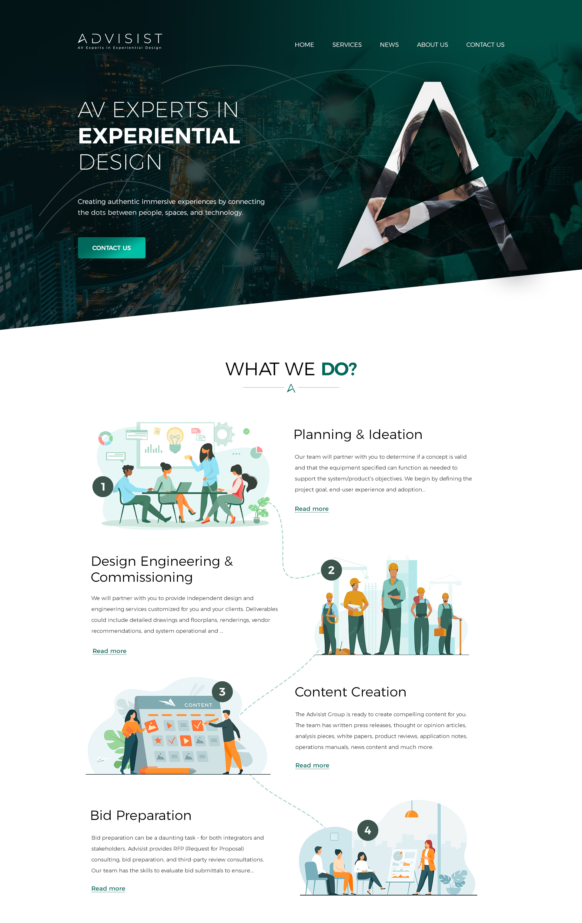 Design Wordpress par UniqueCreator99 pour Advisist Group LLC | Design #28602024